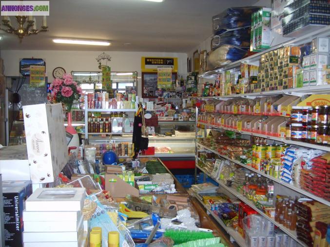 Boucherie charcuterie alimentation bazar ecc...