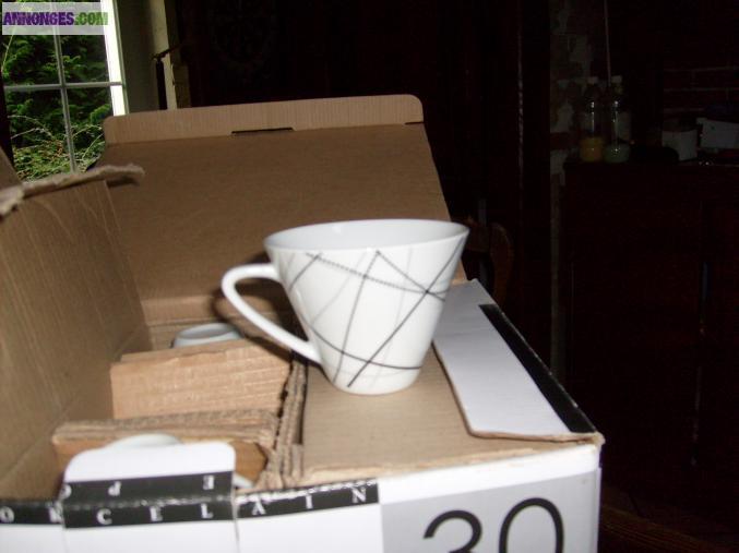 Service de table 30 pièces en porcelaine