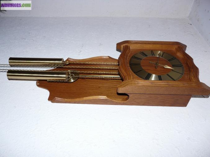 PENDULE, Régulateur mural rustique