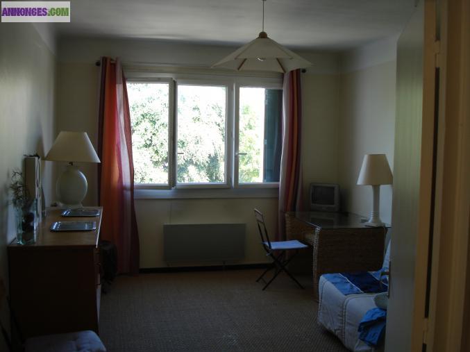 T1 meublé 1er étg de maison, sud Mars