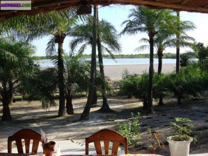 LOCATION MAISON DE VACANCE CAP SKIRRING CASAMANCE SENEGAL Port:  06 07 96 32 47