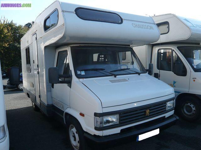 Camping car peugeot J5 chausson accapulco
