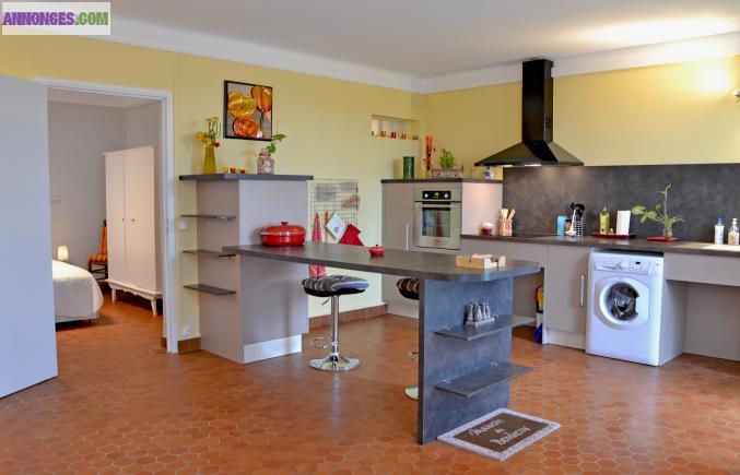 Appartement de vacances dans maison familiale.