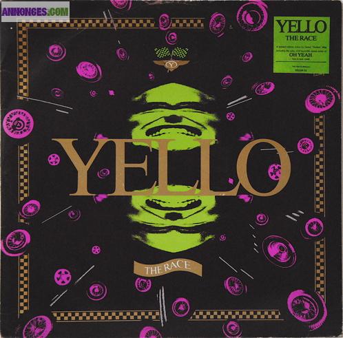 DISQUE VINYLE MAXI 45T YELLO - THE RACE