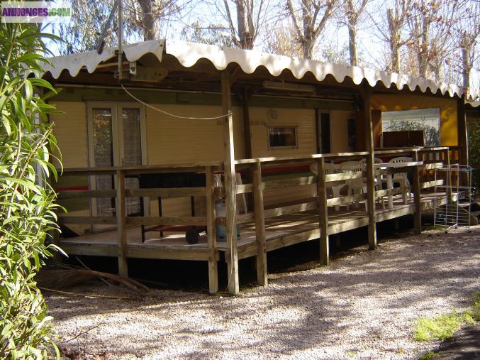 Mobil home climatisé camping les sables d'or