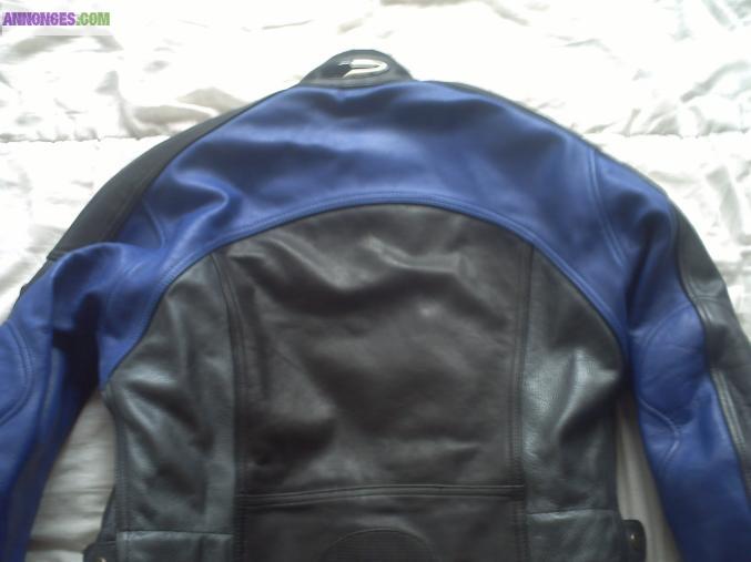 Blouson cuir moto t38