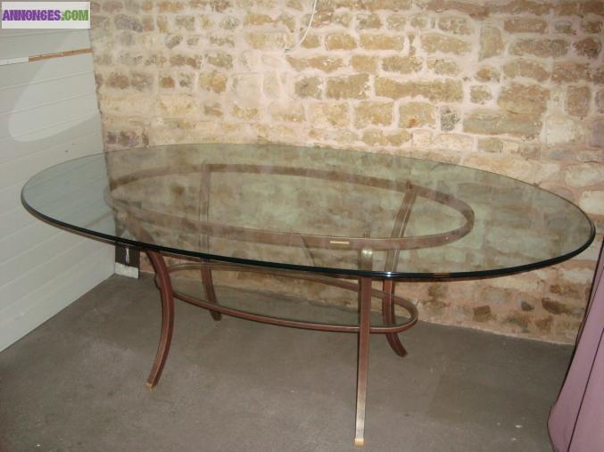 Table en verre Roche bobois
