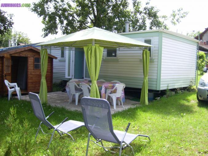 Superbe mobile home dans camping au bord du lac Léman