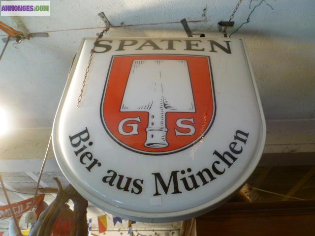 ENSEIGNE LUMINAIRE "SPATEN "