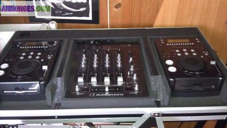 Ensemble Table + Platines CD + Rack + KP2