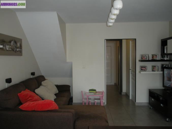 Maison de 2010 : 100m2 avec 3ch+bureau FNR