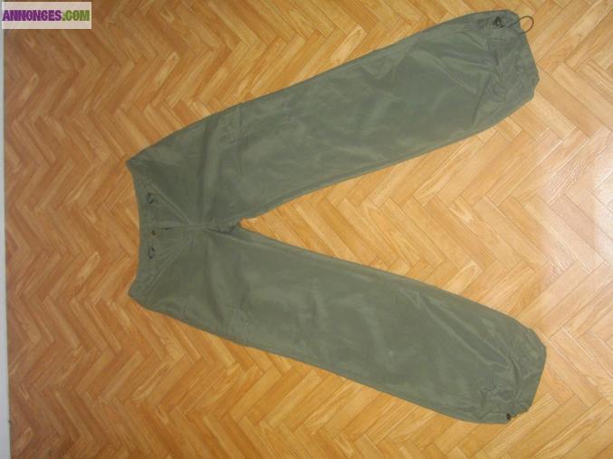 Pantalon large la city, taille 38, couleur kaki