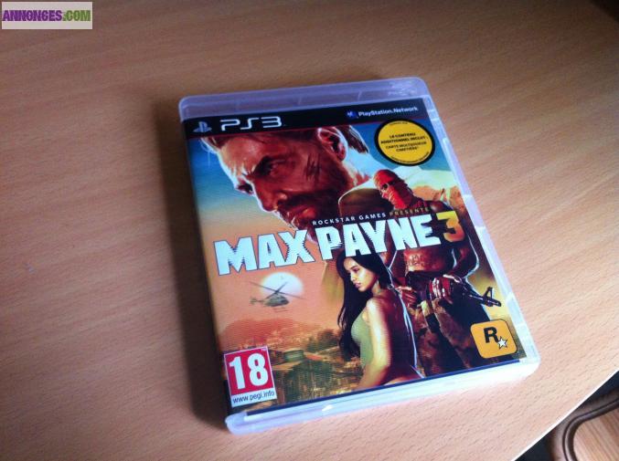 Max Payne 3 jeu playstation 3