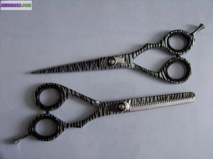 3 ciseaux coiffeur professionnel neuf