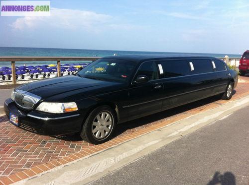 Limousine lincoln town car pour evenement