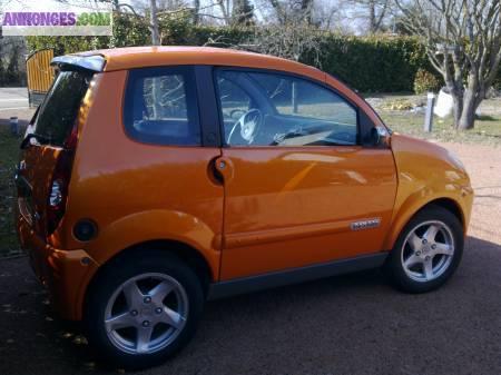 Voiture sans permis orange