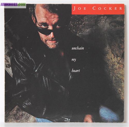 DISQUE VINYLE 33T JOE COCKER "UNCHAIN MY HEART"