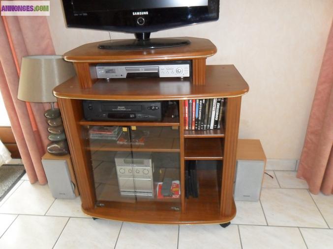 Meuble tv-hifi+plateau