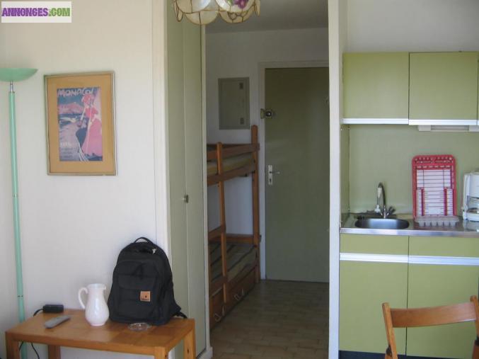 Loue studio de vacances dans centre naturiste du cap d'