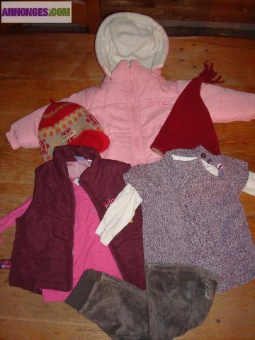 Lot fille hiver 18 mois