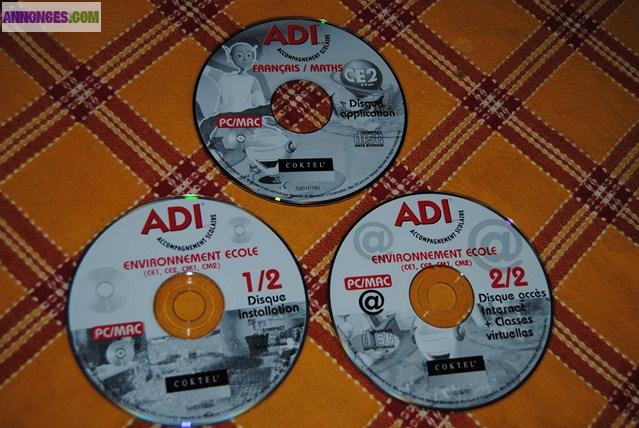 ADI CE2 - Francais - Maths 3CD PC