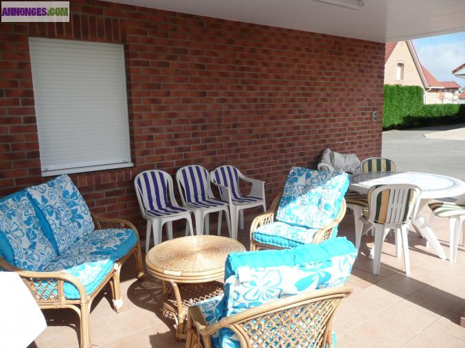 Loue à Berck grand studio 3 pers à la semaine