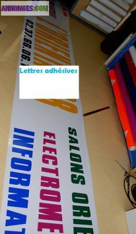 Logo autocollant decouper sur mesure lettre chiffre..