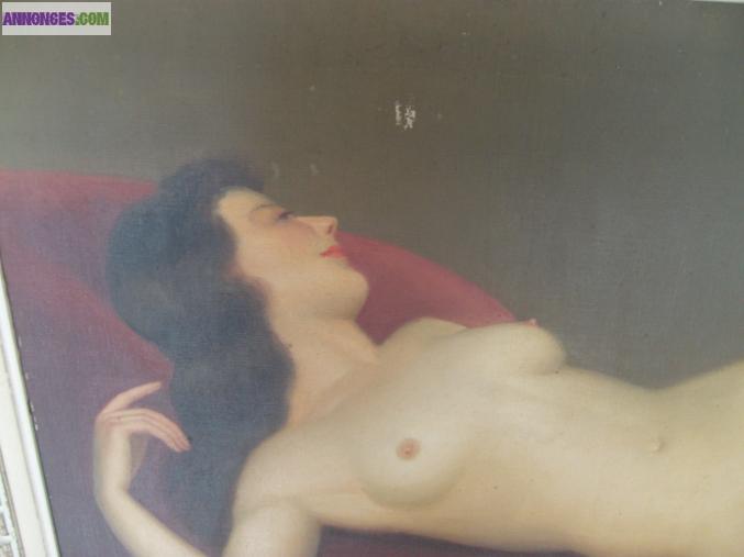 Tableau a l huile sur toile