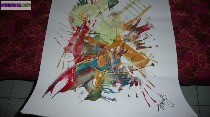 Peinture signee