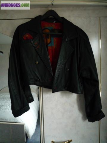 Blouson cuir