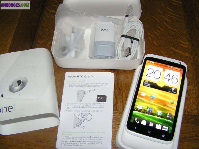 Htc one x 32 go - blanc - etat neuf