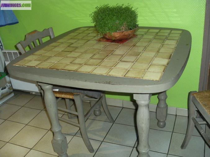 Table et chaises