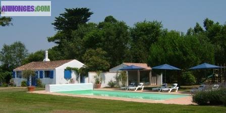 Location très beau gîte, "Les Toucandines",  piscine chauffée, prox plages