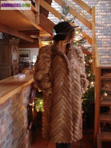 Manteau de vison