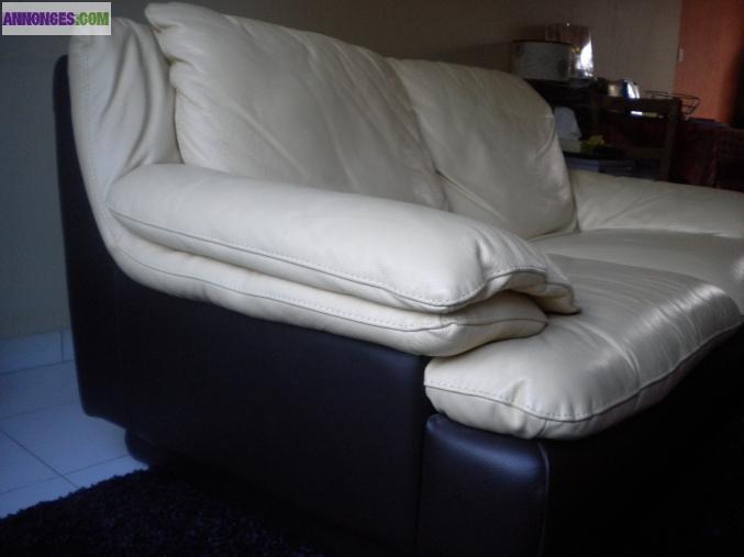 Canapé cuir