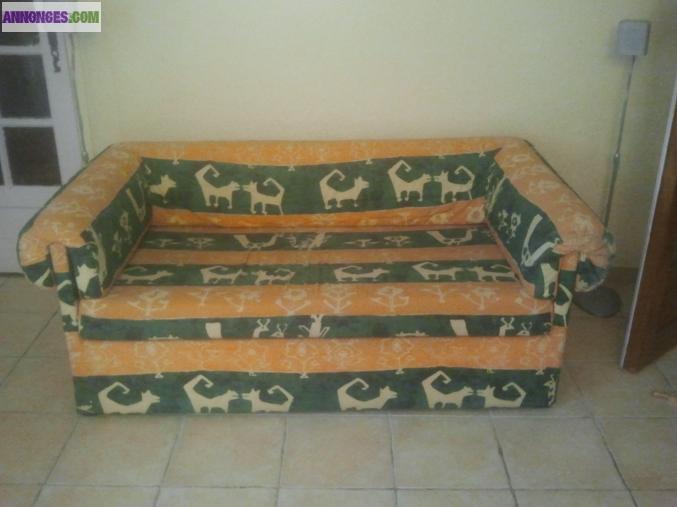 Canape 2 places convertible