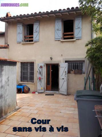 MAISON T5 avec cour à MONTGISCARD