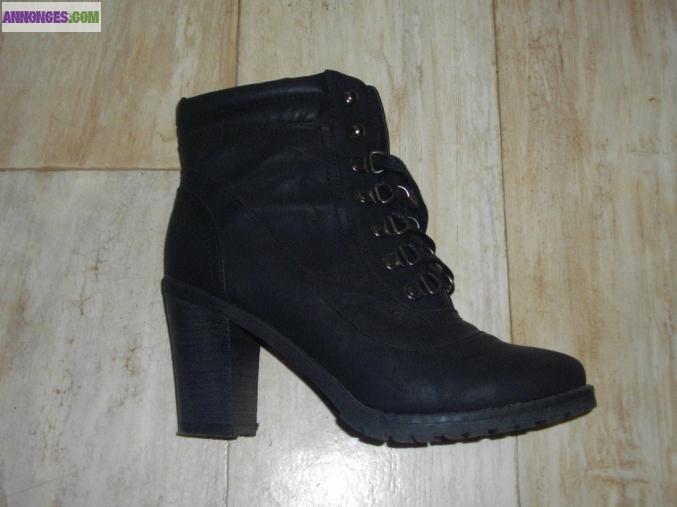 Bottines à talon, pointure : 38