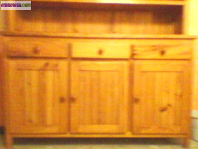 Vaisselier pin massif