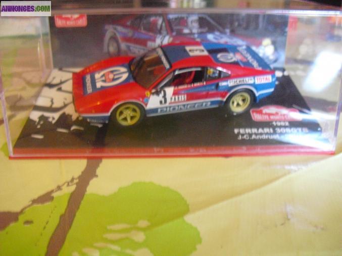 VOITURE FERRARI 308 GTB RALLYE MONTE CARLO 1982