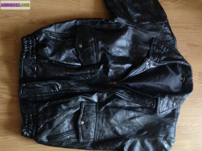Blouson cuir