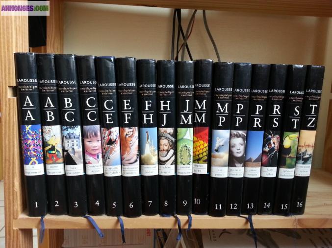 Encyclopédie Larousse en 16 volumes