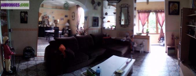 Maison individuelle 200m² (8 pieces) sur terrain 780m²