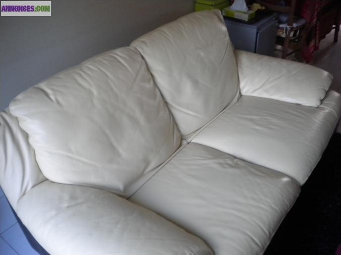 Canapé cuir