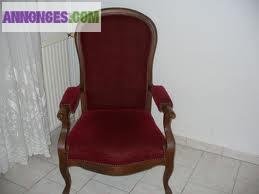 Vends beau fauteuil voltaire gtrés ancien