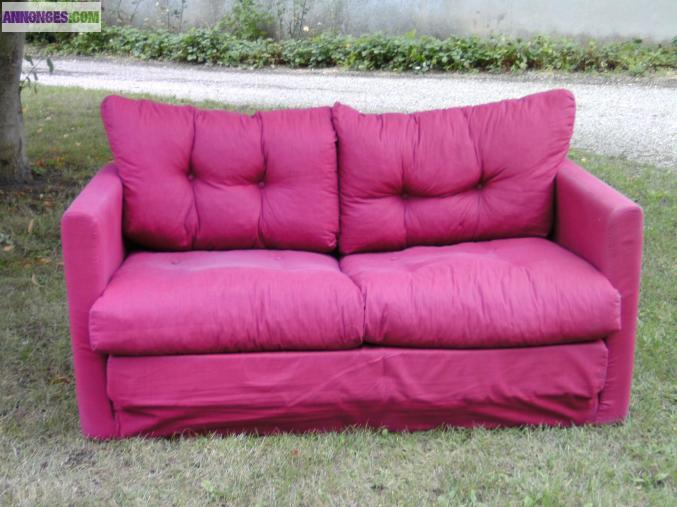 Fleurdelys canapé lit  2 places