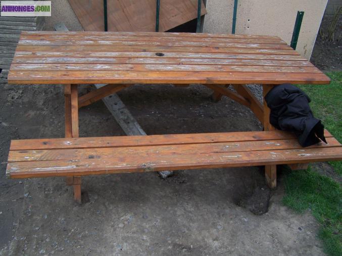 Banc salon de jardin