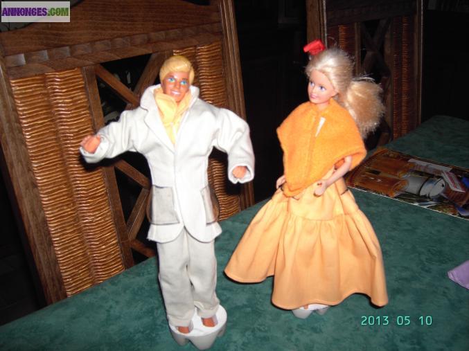 Idée cadeau poupée barbie et ken