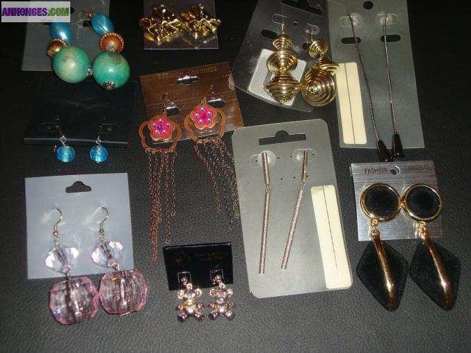 Vend lots de bijoux fantaisie