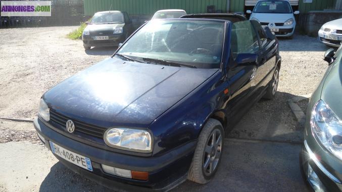 Golf 3 cabriolé 1.8 i
